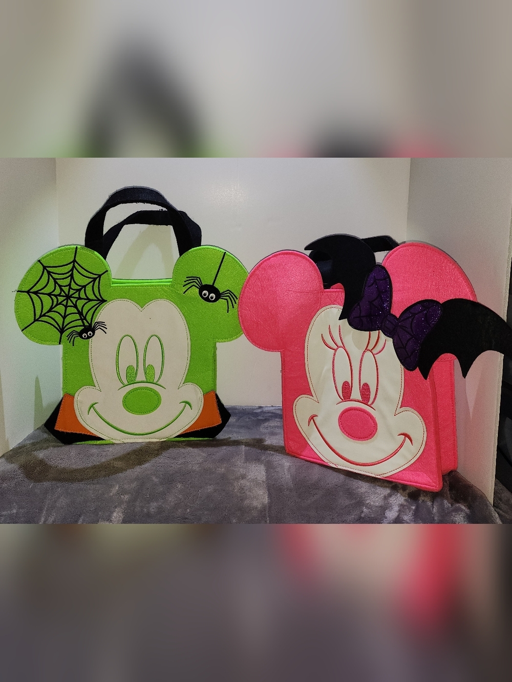 Disney Store Minnie & Mickey Mouse Halloween Trick or Treat Bag